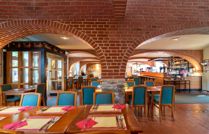 Restaurace vzdálenost na dohled od stellplatzu